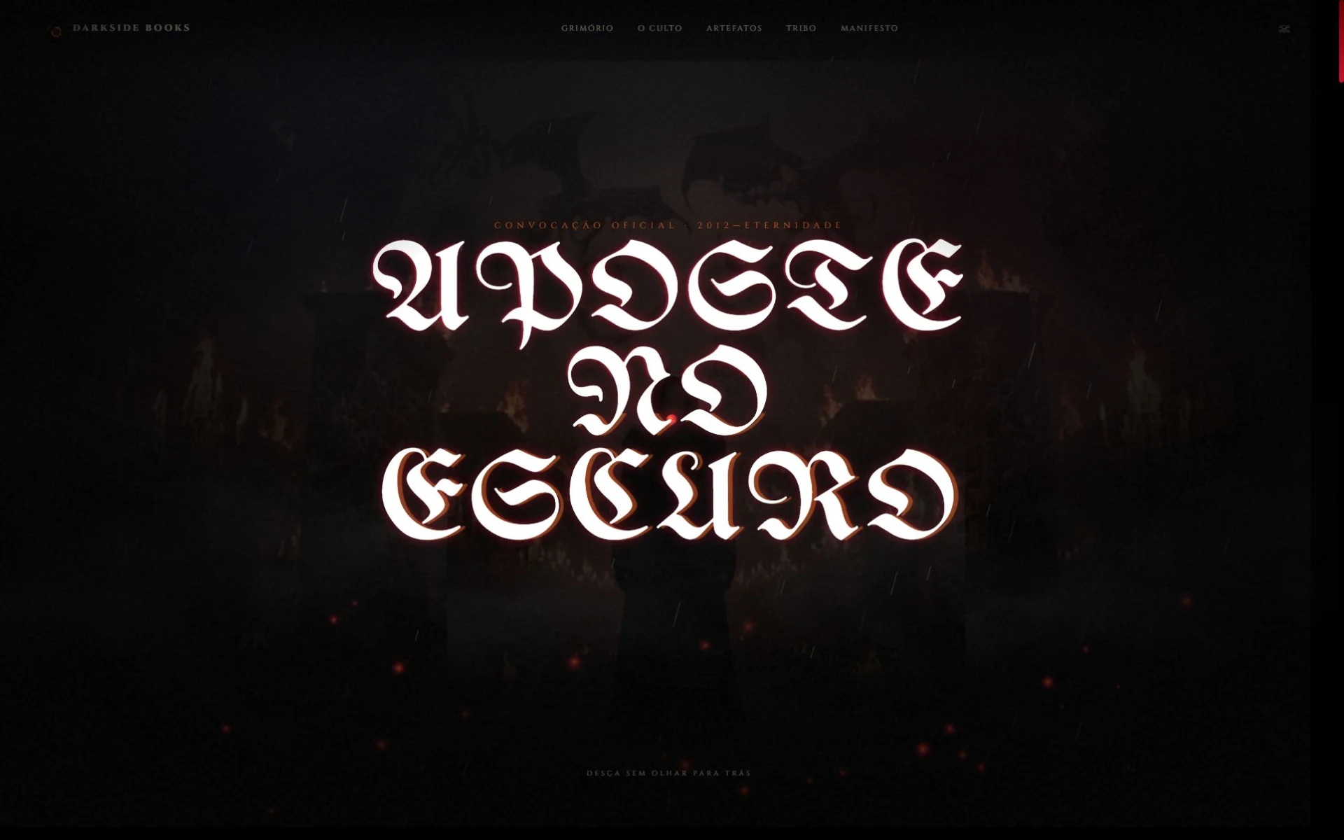 Preview do projeto DarkSide Books
